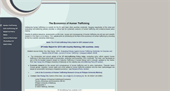 Desktop Screenshot of economics-human-trafficking.org