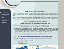 Tablet Screenshot of economics-human-trafficking.org
