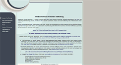 Desktop Screenshot of economics-human-trafficking.net